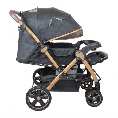 COCHE CUNA PASEO COMFY NEGRO GOLD - 4