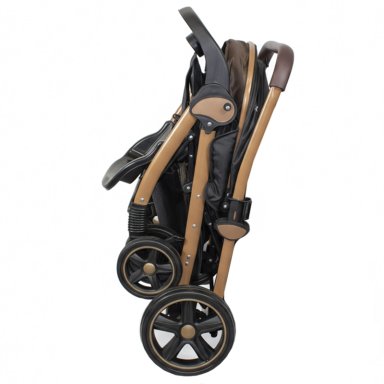 COCHE CUNA PASEO COMFY NEGRO GOLD - 5