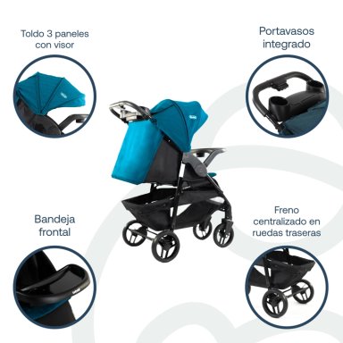 COCHE TRAVEL SIENNA AZUL - 4