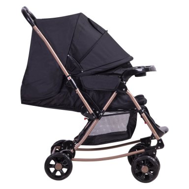 COCHE CUNA BALANCIN SX NEGRO DORADO BEBESIT - 5