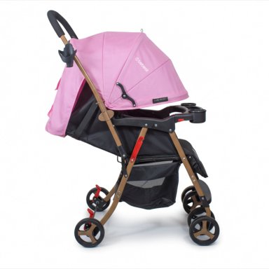 COCHE PASEO TWISTER GOLD ROSADO - 5