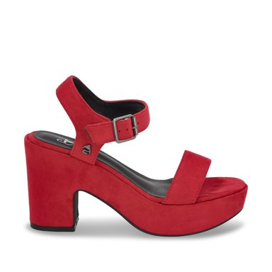 SANDALIA PLATAFORMA ROJA MUJER C5473 - 1