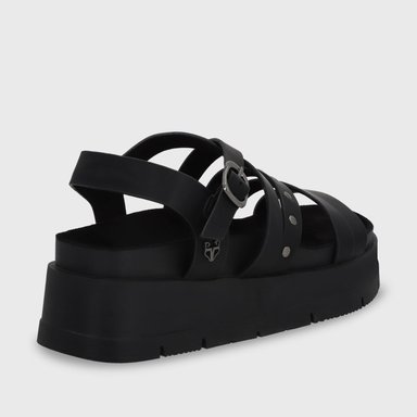 BOTÍN MUJER NEGRO C7301 CASUAL - 6