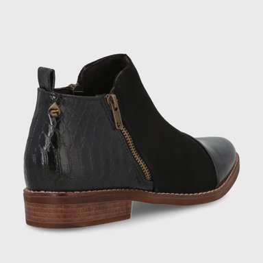 BOTIN NEGRO MUJER C7338 - 5
