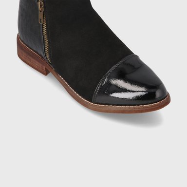 BOTIN NEGRO MUJER C7338 - 6