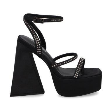 SANDALIA TACO NEGRA MUJER 36132 - 1