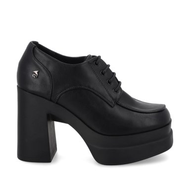 BOTA PLATAFORMA NEGRA MUJER 25923 - 1