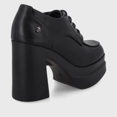 BOTA PLATAFORMA NEGRA MUJER 25923 - 5