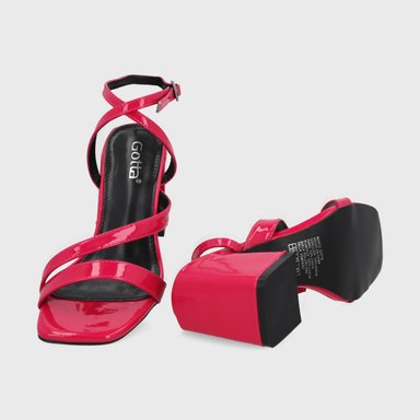 SANDALIAS MUJER GOTTA FUCSIA TACO 35132 - 7