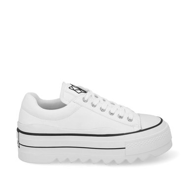ZAPATILLA PLATAFORMA BLANCA MUJER 33740 - 1