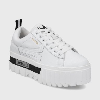 ZAPATILLA PLATAFORMA BLANCA  MUJER 23243 - 2