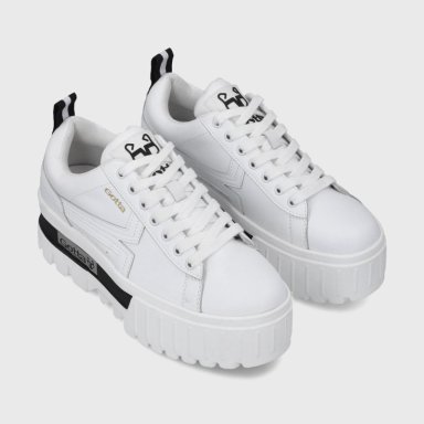 ZAPATILLA PLATAFORMA BLANCA  MUJER 23243 - 3