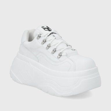 ZAPATILLA PLATAFORMA BLANCA  MUJER 43061 - 2