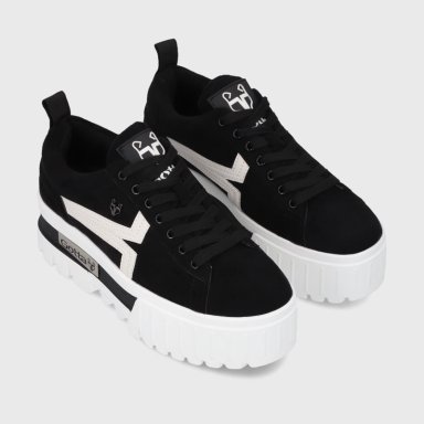 ZAPATILLA PLATAFORMA NEGRA MUJER 2324301 - 3