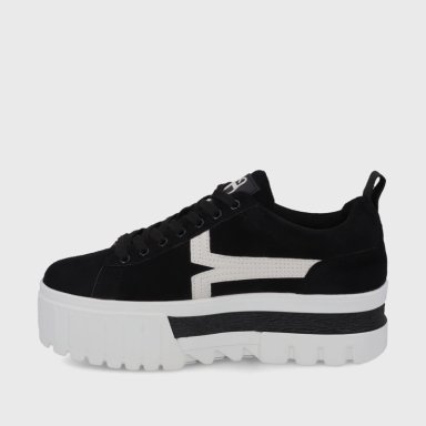 ZAPATILLA PLATAFORMA NEGRA MUJER 2324301 - 4