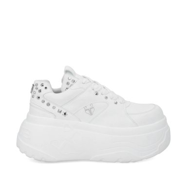 ZAPATILLA PLATAFORMA BLANCA  MUJER 43062 - 1