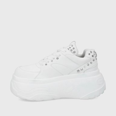 ZAPATILLA PLATAFORMA BLANCA  MUJER 43062 - 4