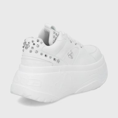 ZAPATILLA PLATAFORMA BLANCA  MUJER 43062 - 5