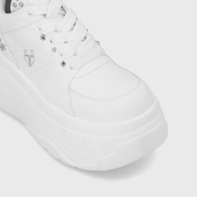 ZAPATILLA PLATAFORMA BLANCA  MUJER 43062 - 6