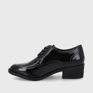 ZAPATO CHAROL NEGRO MUJER 43107 - 2
