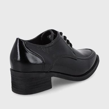 ZAPATO CHAROL NEGRO MUJER 43107 - 3