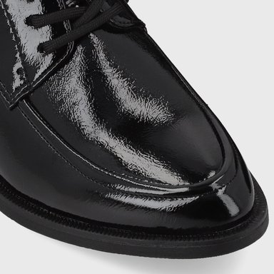 ZAPATO CHAROL NEGRO MUJER 43107 - 4