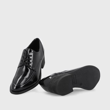 ZAPATO CHAROL NEGRO MUJER 43107 - 5