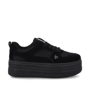 ZAPATILLA PLATAFORMA NEGRA MUJER 38562 - 1