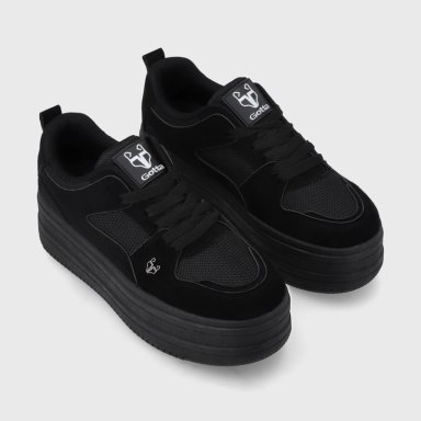 ZAPATILLA PLATAFORMA NEGRA MUJER 38562 - 3