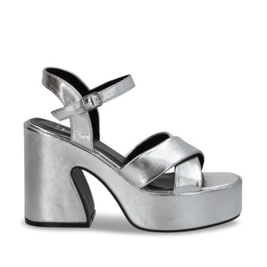 SANDALIA PLATAFORMA MUJER GOTTA PLATEADA 45701 - 1