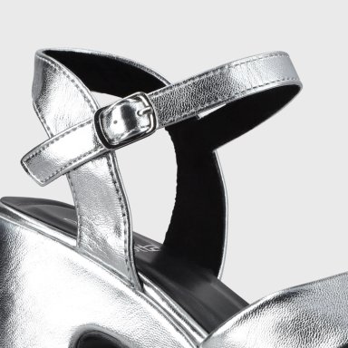 SANDALIA PLATAFORMA MUJER GOTTA PLATEADA 45701 - 7