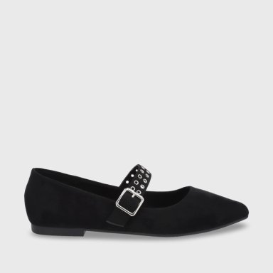 BALLERINA PLANA NEGRO MUJER 54011 - 2