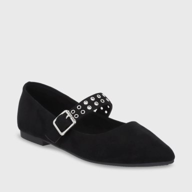BALLERINA PLANA NEGRO MUJER 54011 - 3