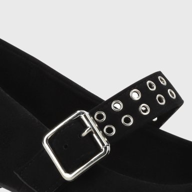 BALLERINA PLANA NEGRO MUJER 54011 - 7