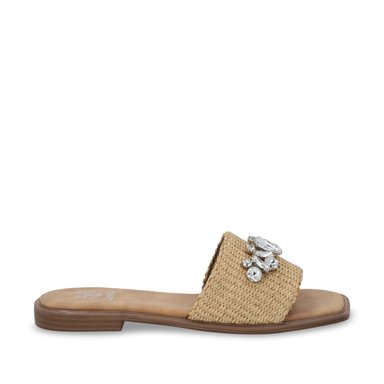 SANDALIA PLANO RAFIA MUJER 55220 - 1