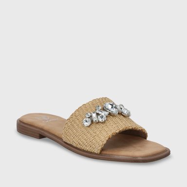 SANDALIA PLANO RAFIA MUJER 55220 - 3