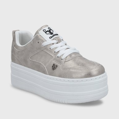 ZAPATILLA DORADA MUJER 38562 - 2