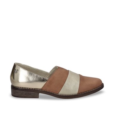 ZAPATO PLANO CAMEL MUJER 17562 - 1