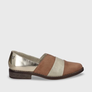 ZAPATO PLANO CAMEL MUJER 17562 - 2