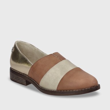 ZAPATO PLANO CAMEL MUJER 17562 - 3