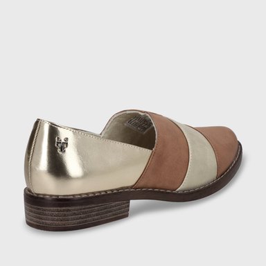 ZAPATO PLANO CAMEL MUJER 17562 - 6