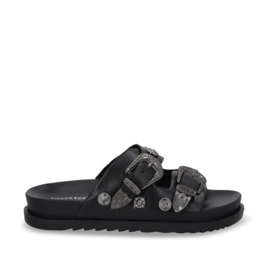 SANDALIA PLANA MUJER GOTTA NEGRA 52050 - 1
