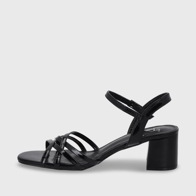 SANDALIA TACO NEGRA MUJER 55901 - 5