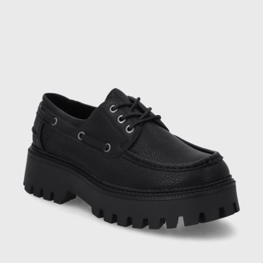 ZAPATO PLATAFORMA NEGRO MUJER 46302 - 3