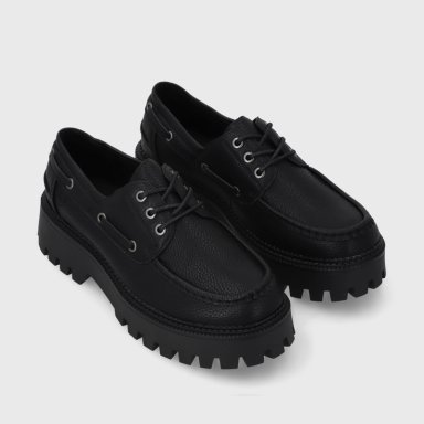 ZAPATO PLATAFORMA NEGRO MUJER 46302 - 6