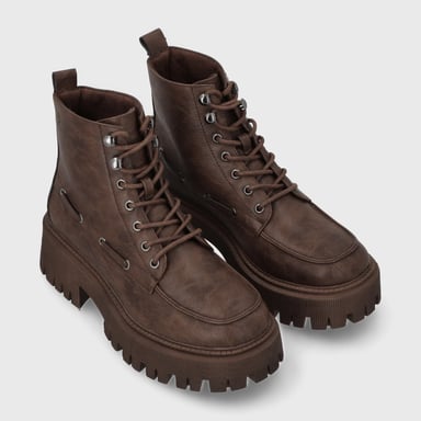 BOTIN PLATAFORMA CAFE MUJER 23507 - 3