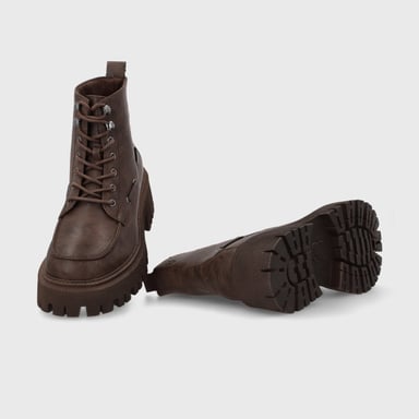 BOTIN PLATAFORMA CAFE MUJER 23507 - 7