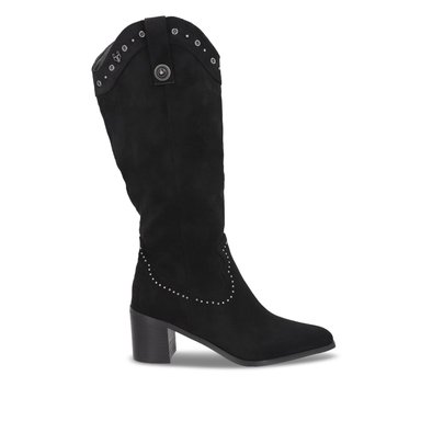 BOTA TACO NEGRA MUJER 55301 - 1