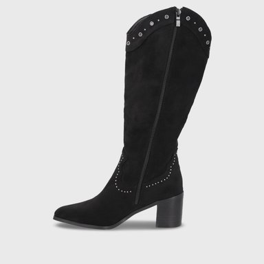 BOTA TACO NEGRA MUJER 55301 - 4