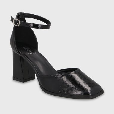 ZAPATO TACO NEGRO MUJER 64090 - 2